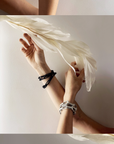 Multifunctional leather chain necklace