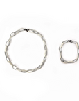 Multifunctional leather chain necklace