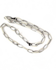 Multifunctional leather chain necklace