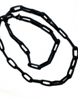 Multifunctional leather chain necklace