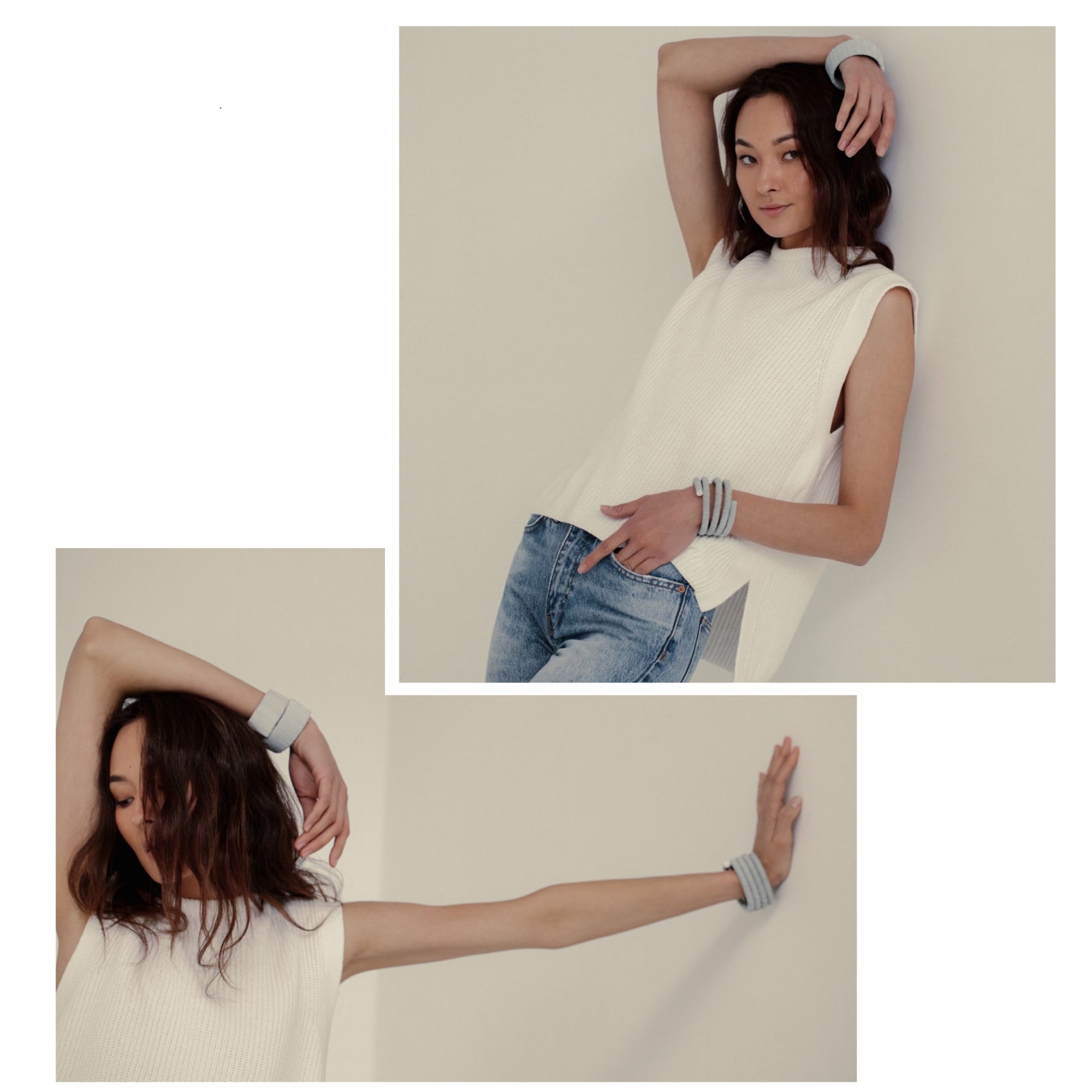 Continuous Coil Cuff Bracelet